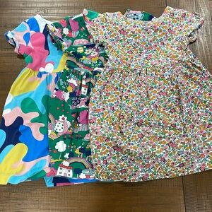 SET of 3 Mini Boden dresses, size 5-6Y